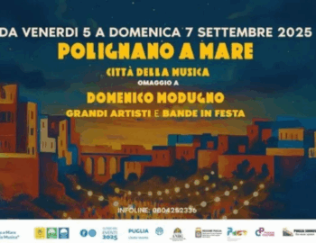 Polignano a Mare città della musica: omaggio a Domenico Modugno