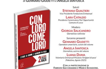 “Crisi umanitaria: un’altra narrazione”. A Novoli incontro con Gennaro Giudetti e Angela Iantosca