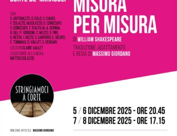 “Misura per Misura”, il genio di Shakespeare spiega (e irride) il desiderio sessuale, a Maglie
